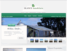 Tablet Screenshot of blanchinmobiliaria.com.ar
